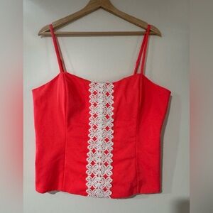 Lilly Pulitzer Shelli Stretch Top in Cane Cora